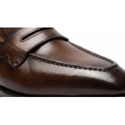 Giày Nam Penny Loafer Patina Nâu Đậm Đế Dainite 4