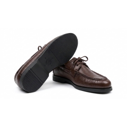 Giày Nam Boat Shoes Da Bò Hạt 2