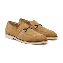 Horsebit Suede Loafer 0