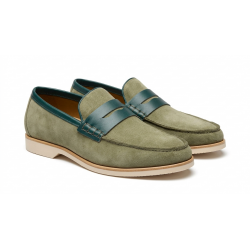 Penny Loafer Xanh Rêu 0