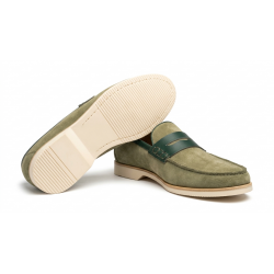 Penny Loafer Xanh Rêu 2
