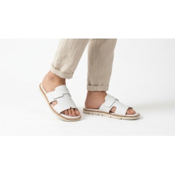 CNES All-White Chypre Sandals 3