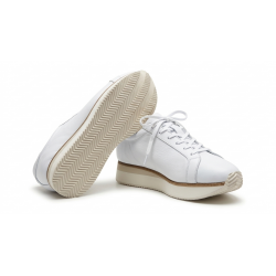 Sneaker Da Thủ Công CNES Platform Wedge 2