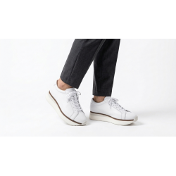 Sneaker Da Thủ Công CNES Platform Wedge 3