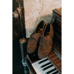 Suede Penny Loafer 0