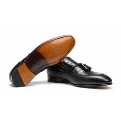Giày Nam Tassel Loafer – Phối Da Hạt & Da Vân Cá Sấu Đẳng Cấp 2