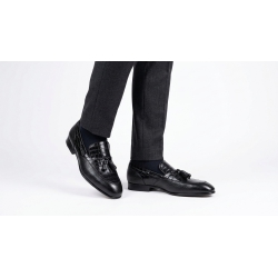 Giày Nam Tassel Loafer – Phối Da Hạt & Da Vân Cá Sấu Đẳng Cấp 3