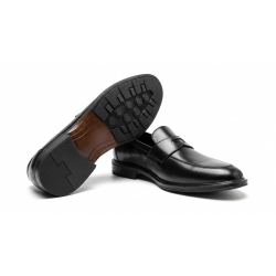 Giày Nam Penny Loafer Da Bò Đen 2