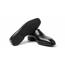 Giày Nam Penny Loafer Da Bò Đen Đế Crepe 2